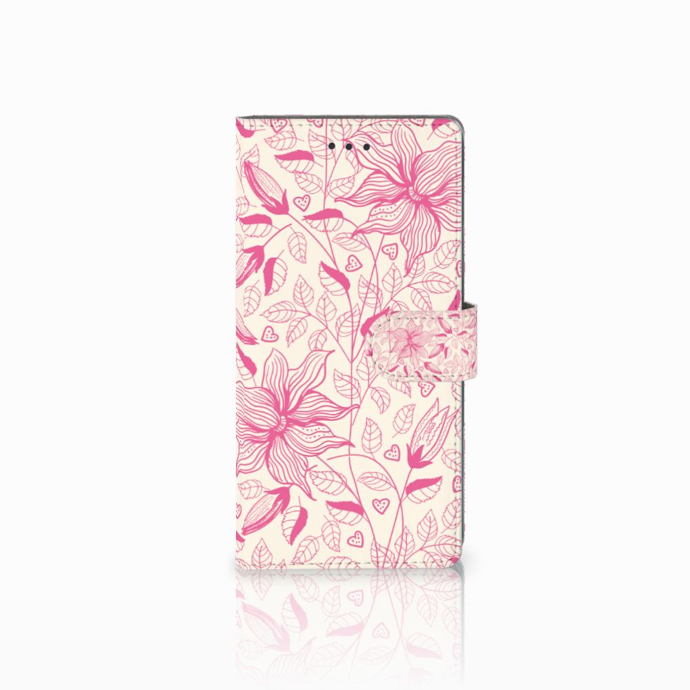Samsung Galaxy Note 8 Hoesje Pink Flowers
