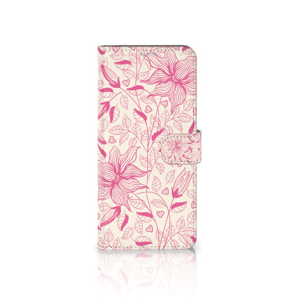 Nokia 3.4 Hoesje Pink Flowers