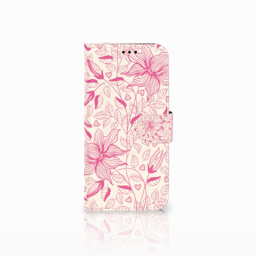 Samsung Galaxy A5 2017 Hoesje Pink Flowers