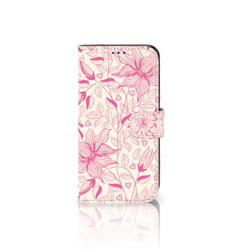 Samsung Galaxy S7 Edge Hoesje Pink Flowers