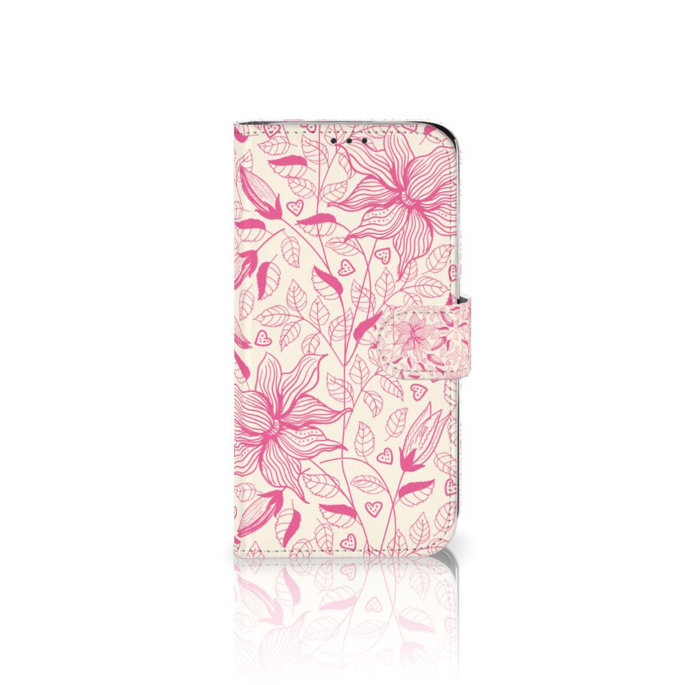 Xiaomi Mi A2 Lite Hoesje Pink Flowers