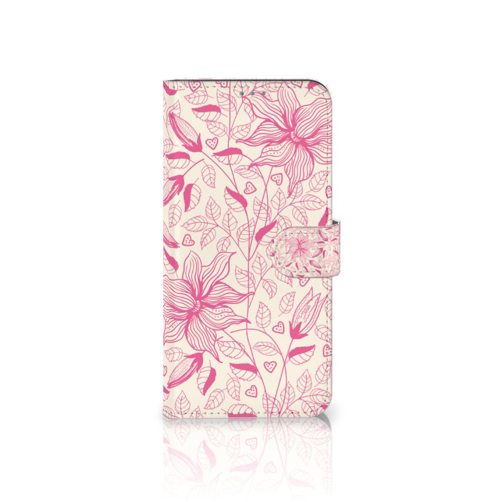 Nokia X10 | Nokia X20 Hoesje Pink Flowers
