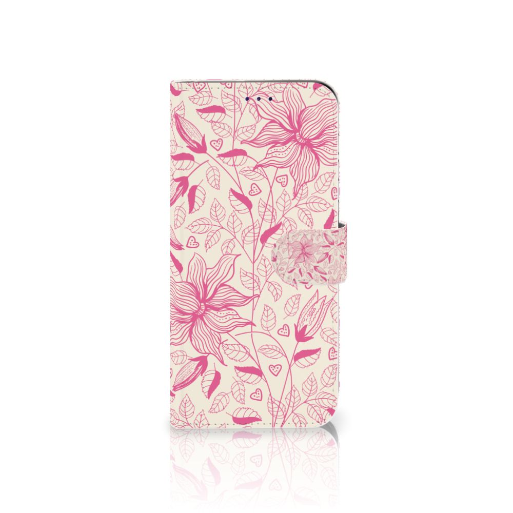 Samsung Galaxy A50 Hoesje Pink Flowers