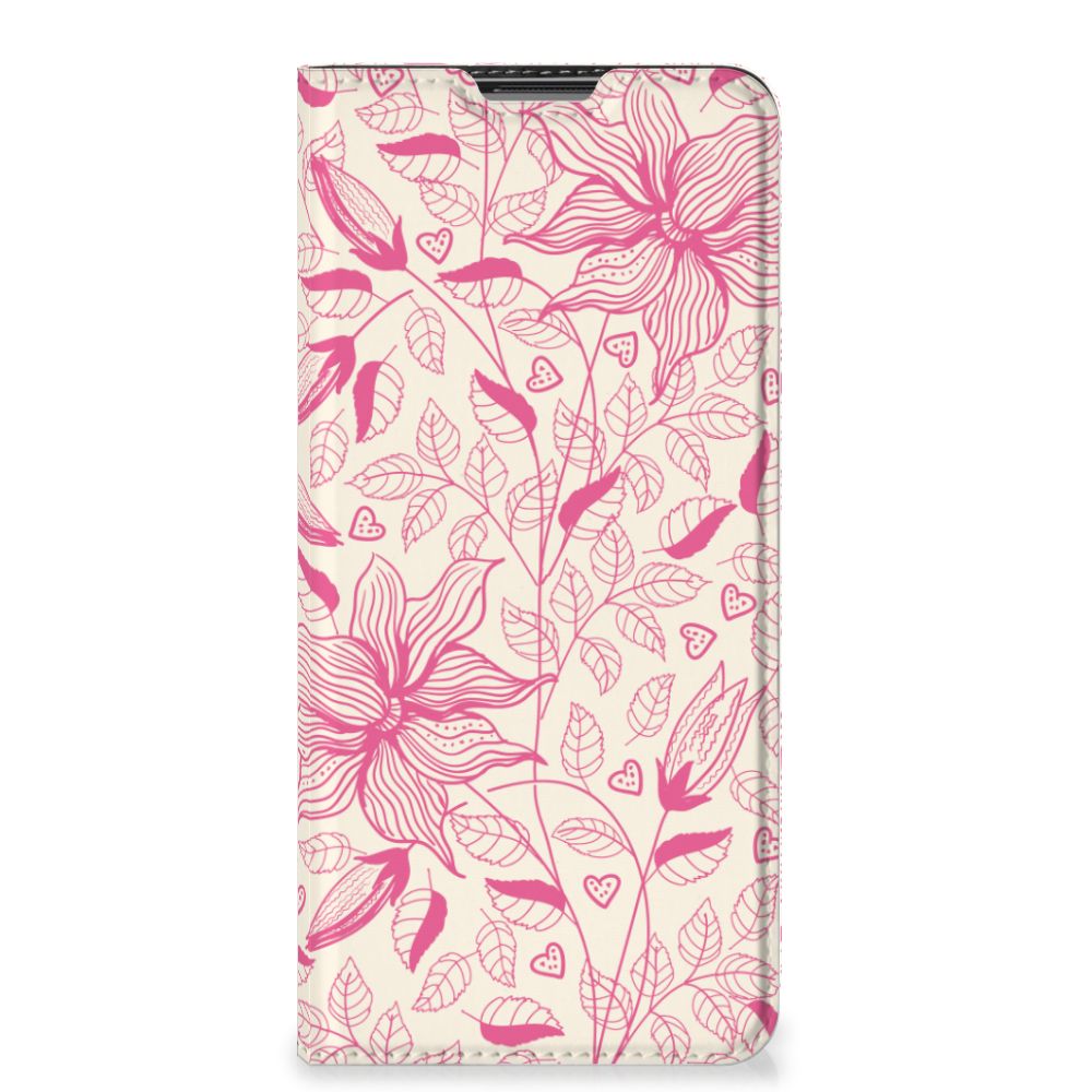 OnePlus 9 Smart Cover Pink Flowers