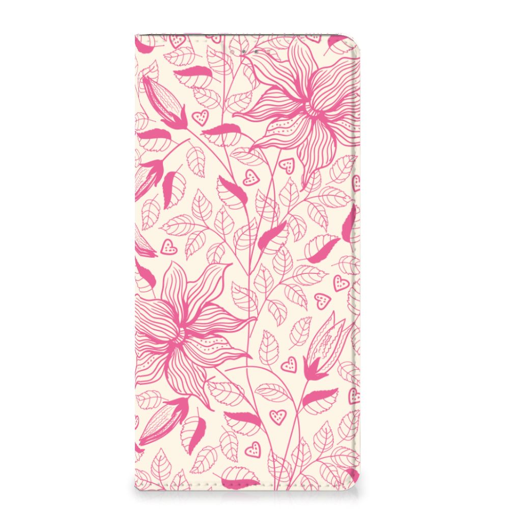 Samsung Galaxy A13 (4G) Smart Cover Pink Flowers