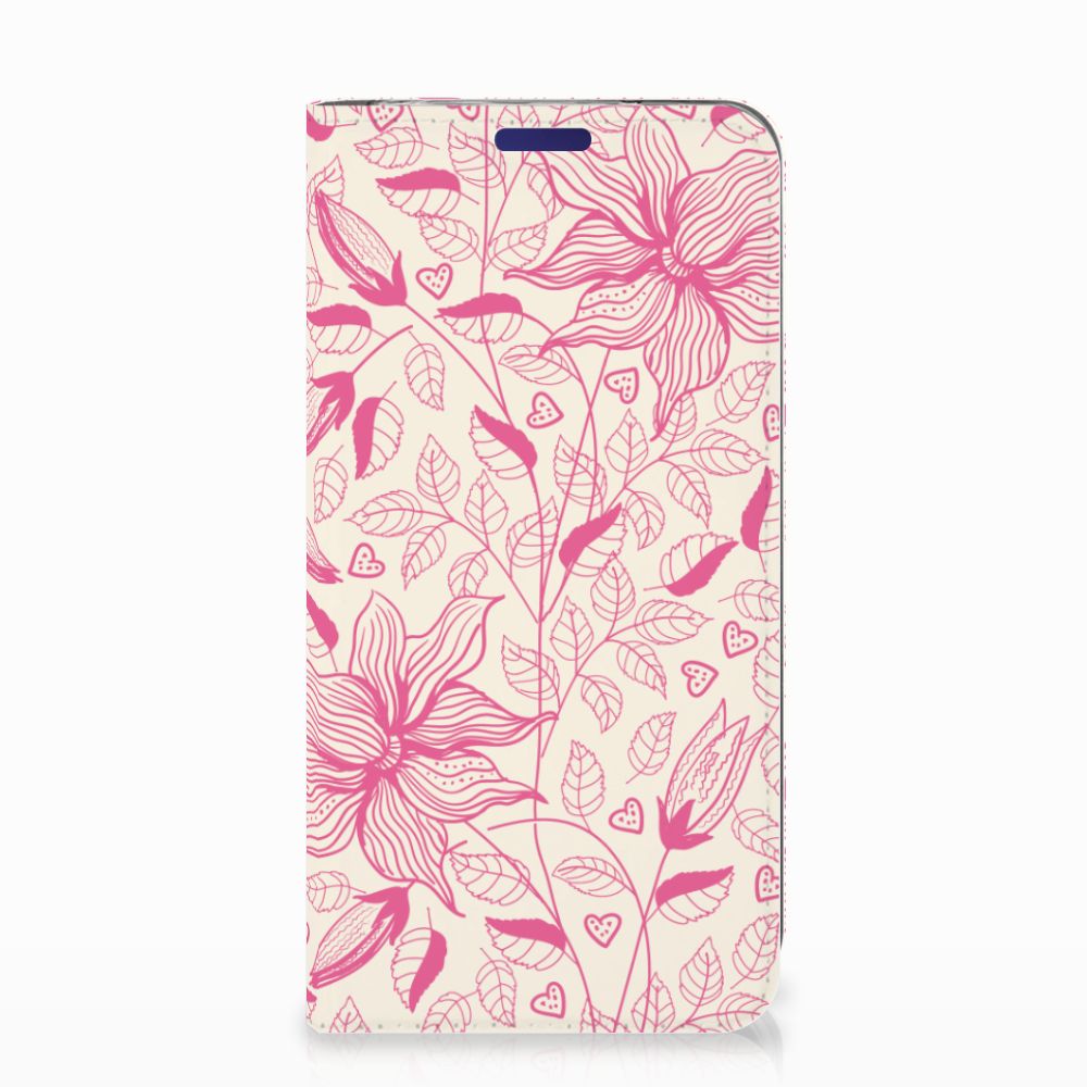 Samsung Galaxy S10e Uniek Standcase Hoesje Pink Flowers