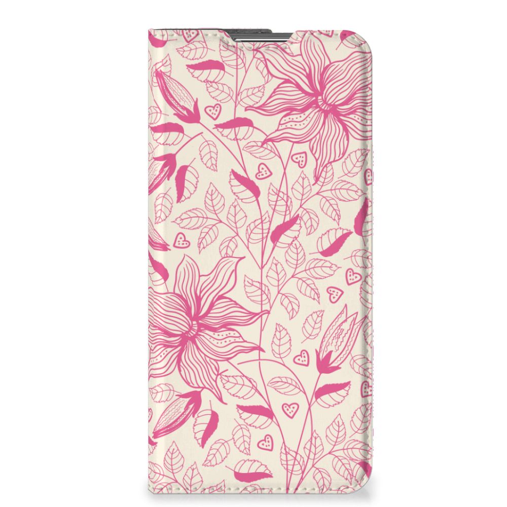 OPPO Find X5 Pro Smart Cover Pink Flowers
