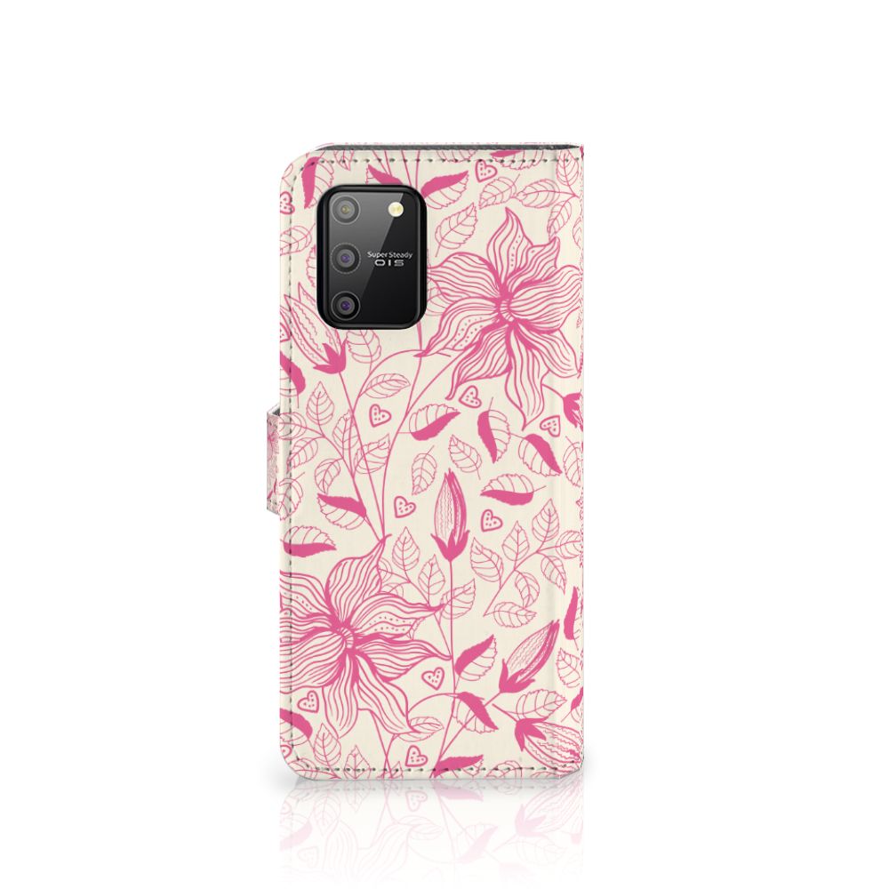 Samsung S10 Lite Hoesje Pink Flowers
