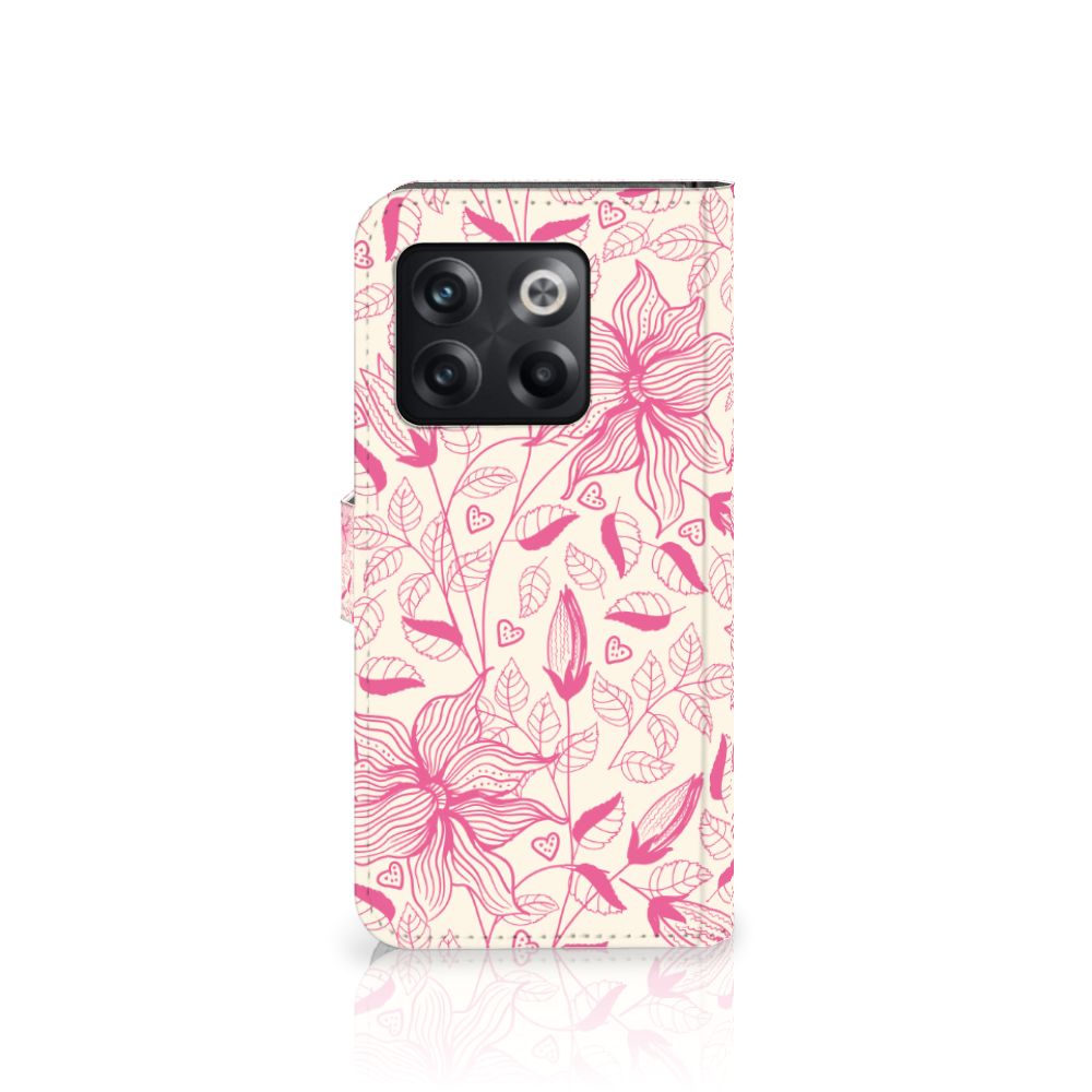 OnePlus 10T Hoesje Pink Flowers