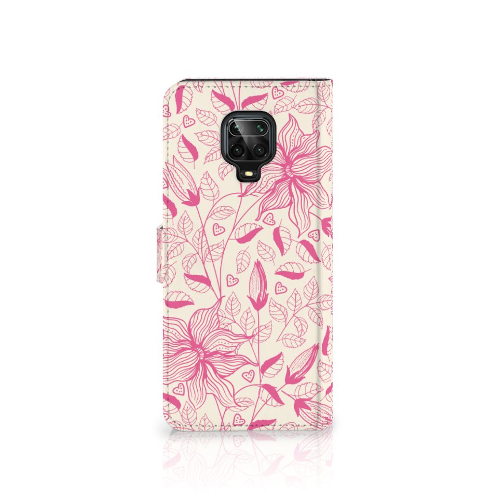 Xiaomi Redmi Note 9 Pro | Note 9S Hoesje Pink Flowers