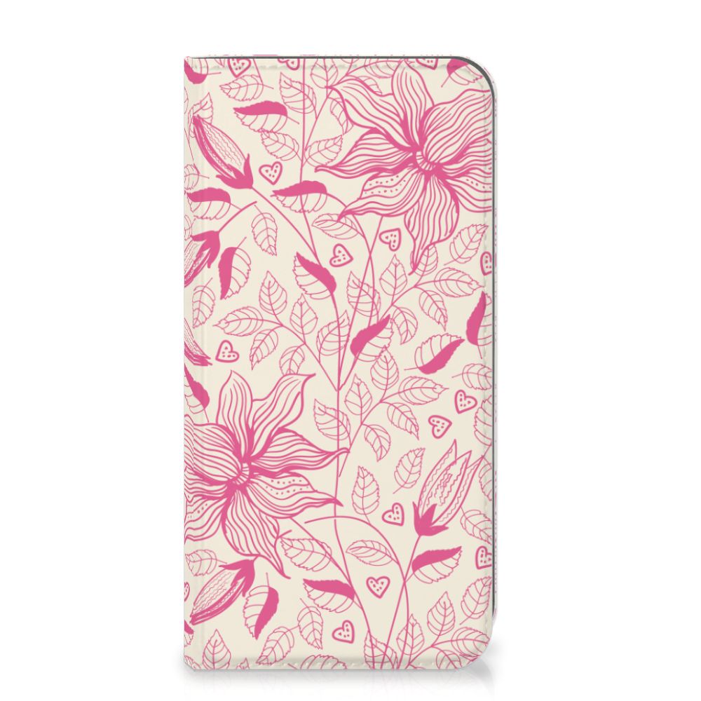Apple iPhone Xs Max Smart Cover Pink Flowers