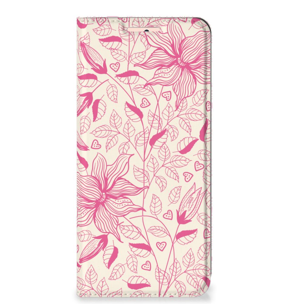 Xiaomi Redmi Note 10 4G | 10S | Poco M5s Smart Cover Pink Flowers