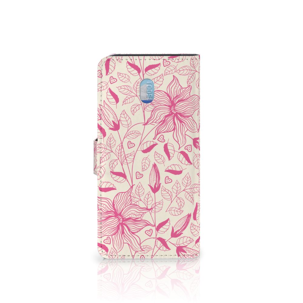 Xiaomi Redmi 8A Hoesje Pink Flowers