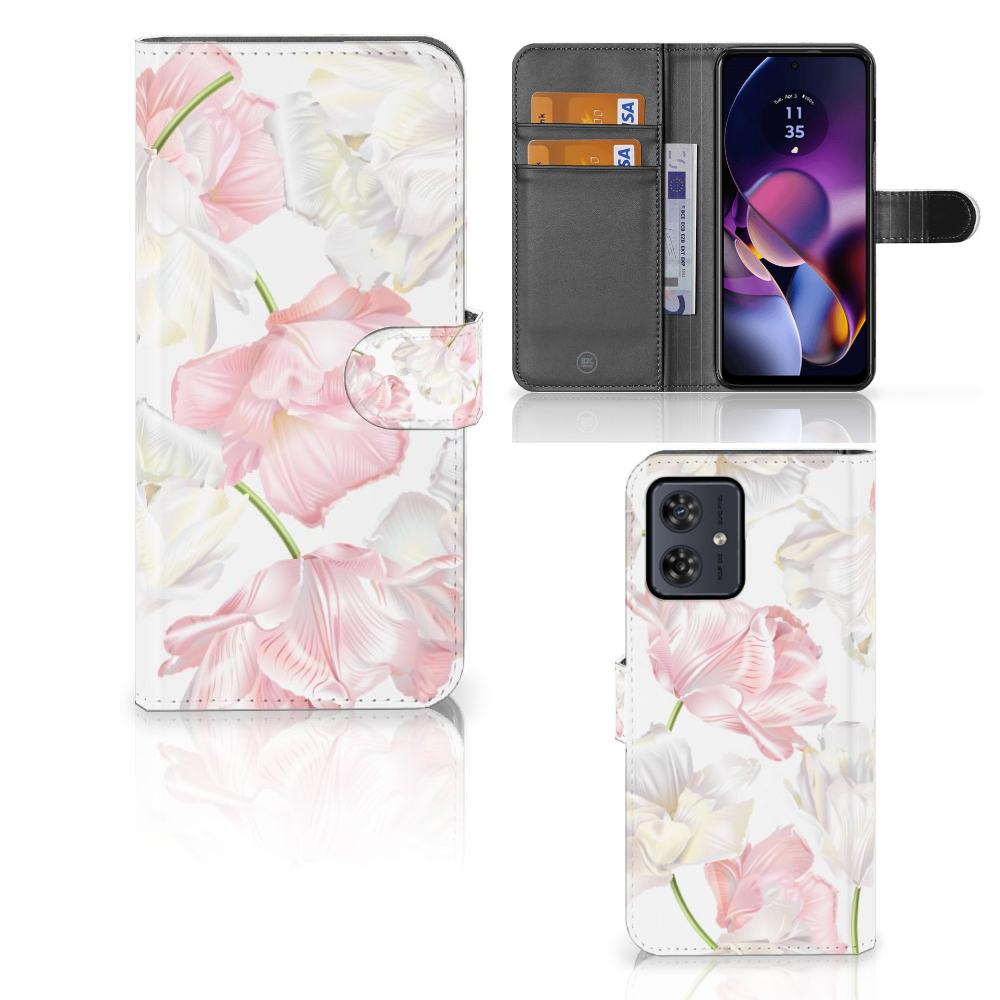 Motorola Moto G54 Hoesje Lovely Flowers