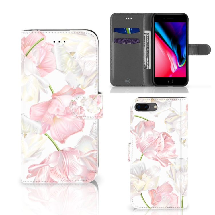 Apple iPhone 7 Plus | 8 Plus Boekhoesje Design Lovely Flowers