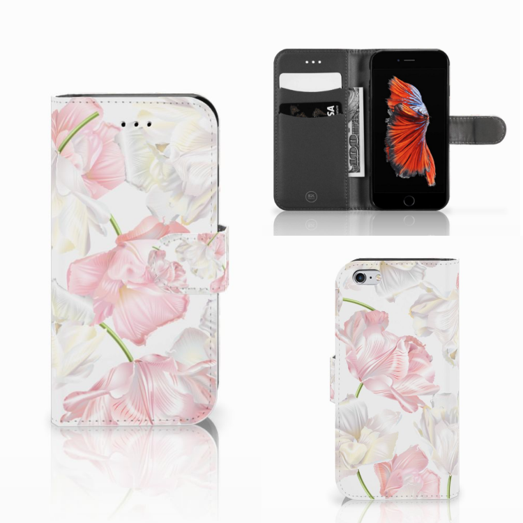 Apple iPhone 6 | 6s Boekhoesje Design Lovely Flowers