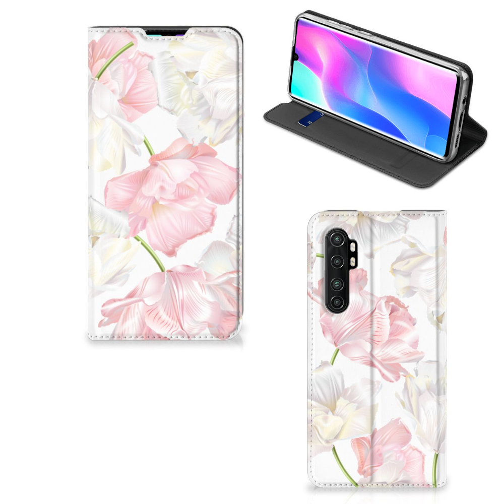 Xiaomi Mi Note 10 Lite Smart Cover Lovely Flowers