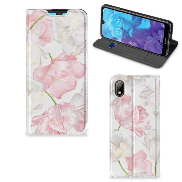 Huawei Y5 (2019) Smart Cover Lovely Flowers