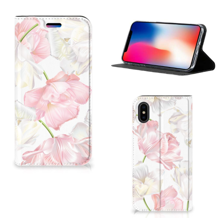Apple iPhone X | Xs Standcase Hoesje Design Lovely Flowers