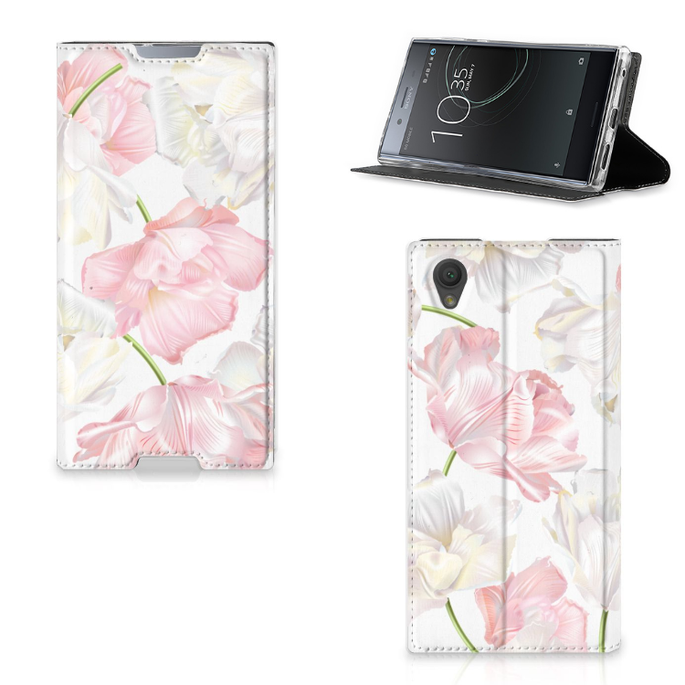 Sony Xperia L1 Smart Cover Lovely Flowers