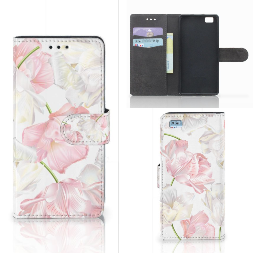 Huawei Ascend P8 Lite Boekhoesje Design Lovely Flowers