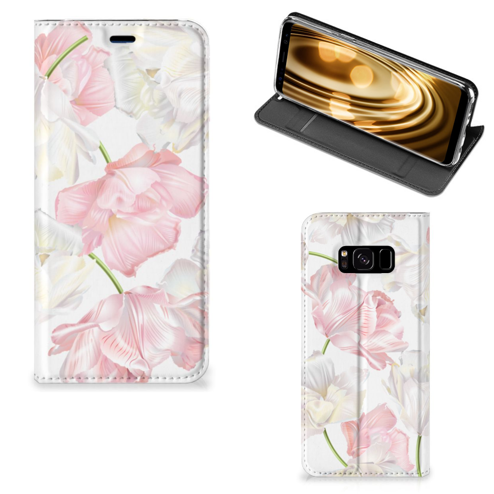 Samsung Galaxy S8 Standcase Hoesje Design Lovely Flowers
