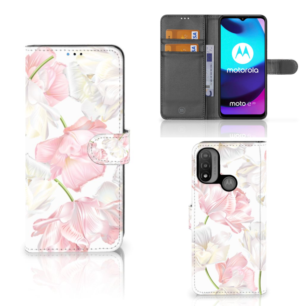 Motorola Moto E20 | E30 | E40 Hoesje Lovely Flowers