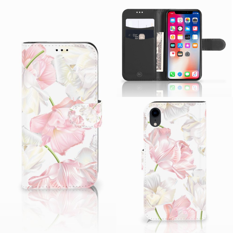 Apple iPhone Xr Boekhoesje Design Lovely Flowers