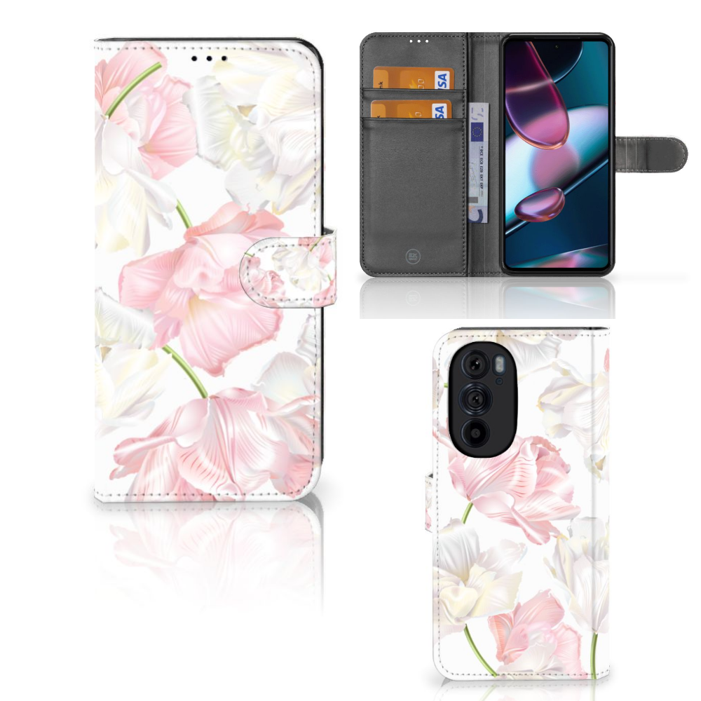 Motorola Edge 30 Pro Hoesje Lovely Flowers
