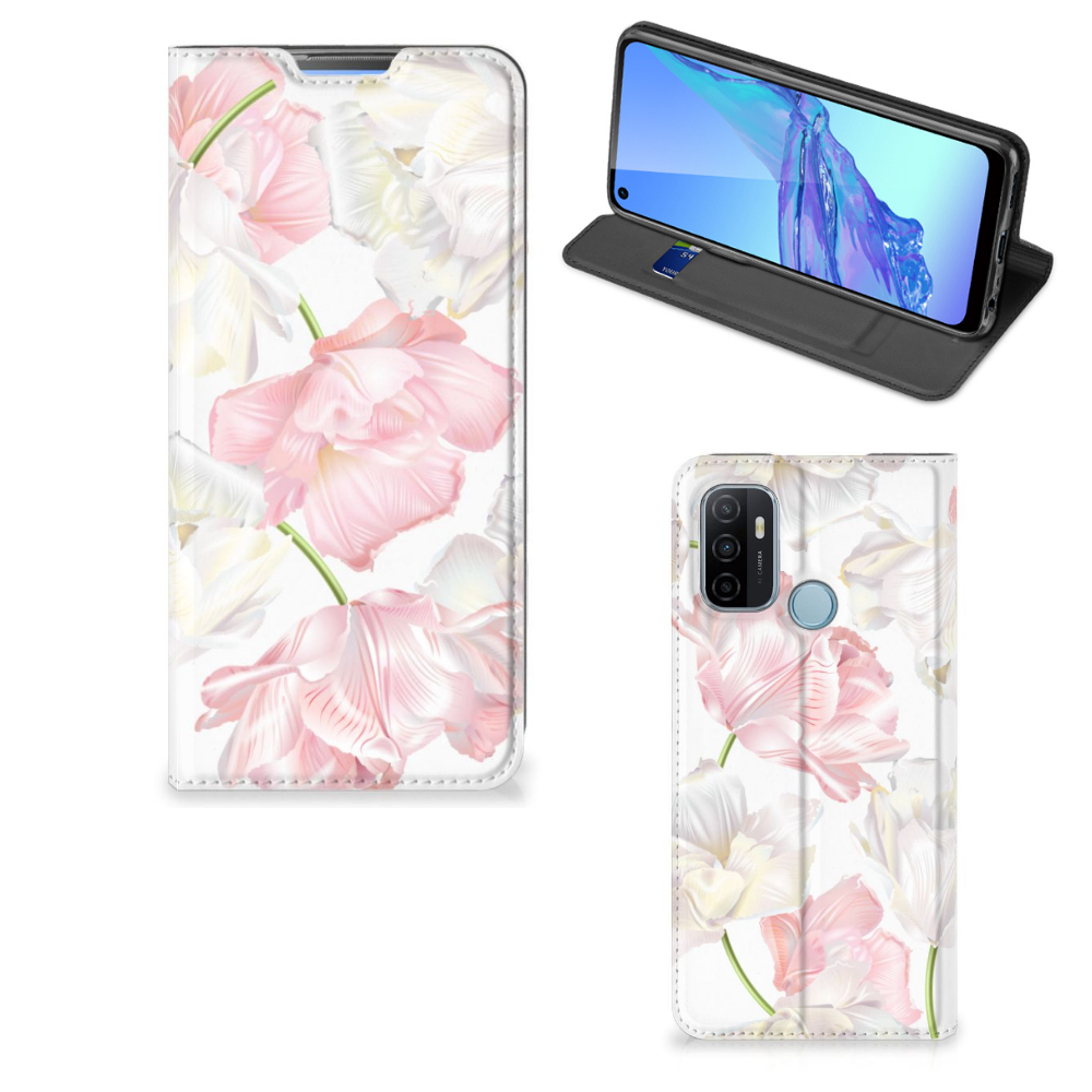 OPPO A53 | A53s Smart Cover Lovely Flowers