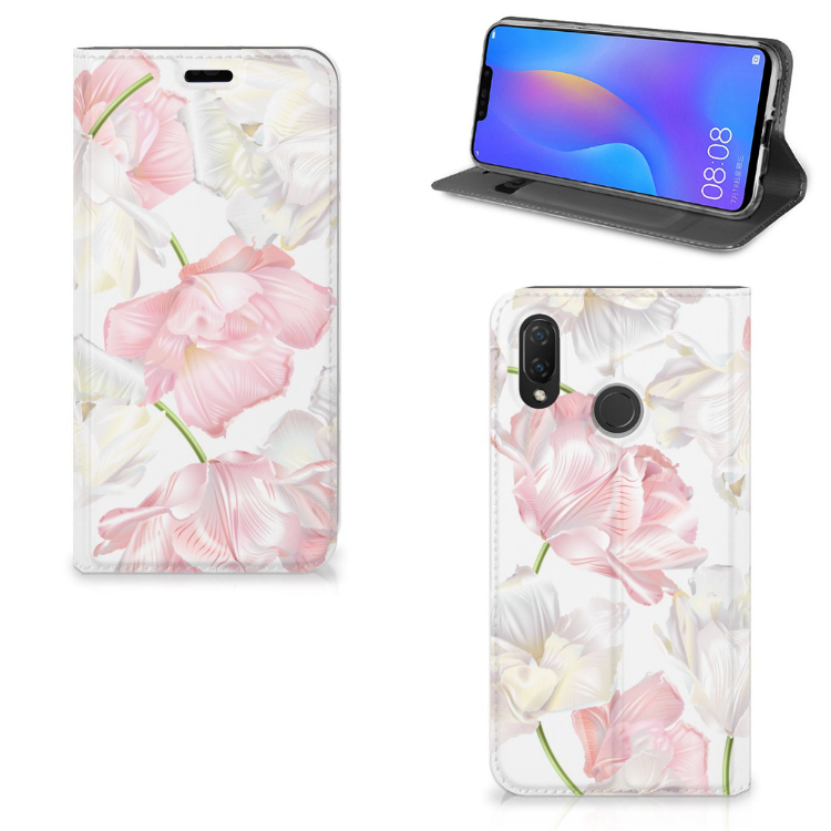 Huawei P Smart Plus Smart Cover Lovely Flowers