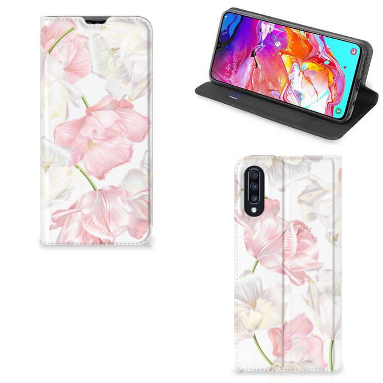 Samsung Galaxy A70 Standcase Hoesje Design Lovely Flowers
