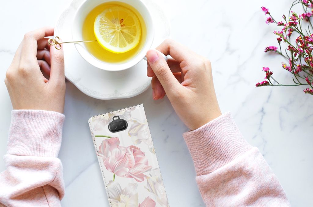 Sony Xperia 10 Plus Smart Cover Lovely Flowers