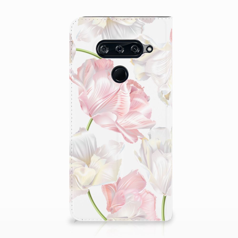 LG V40 Thinq Smart Cover Lovely Flowers