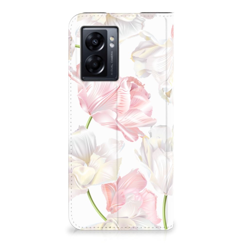 OPPO A77 5G | A57 5G Smart Cover Lovely Flowers