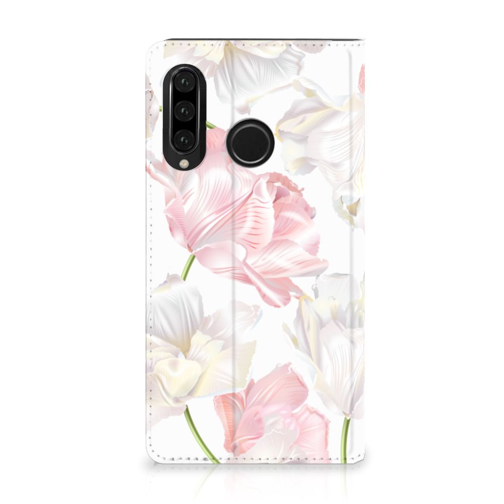 Huawei P30 Lite New Edition Smart Cover Lovely Flowers