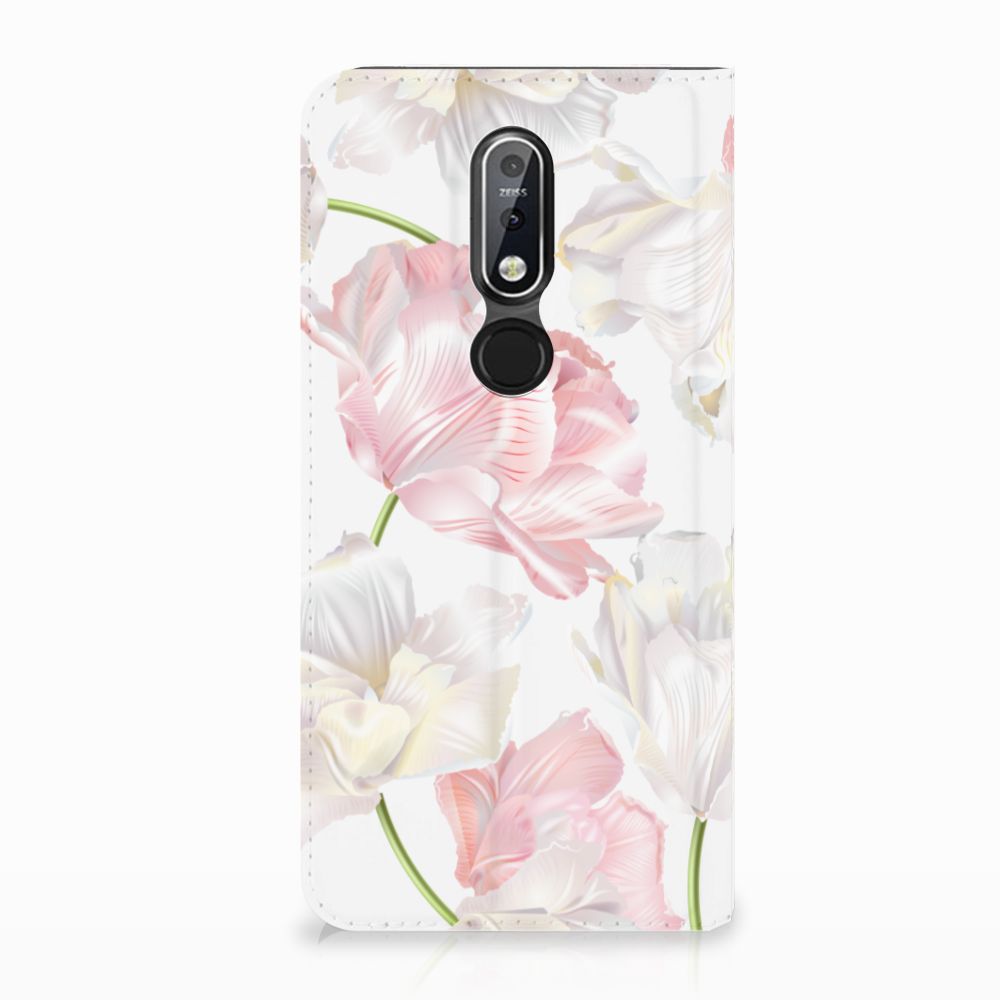 Nokia 7.1 (2018) Smart Cover Lovely Flowers