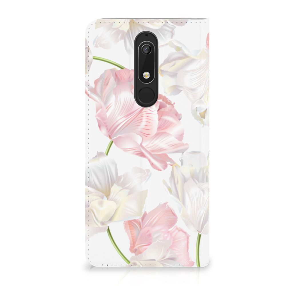 Nokia 5.1 (2018) Smart Cover Lovely Flowers