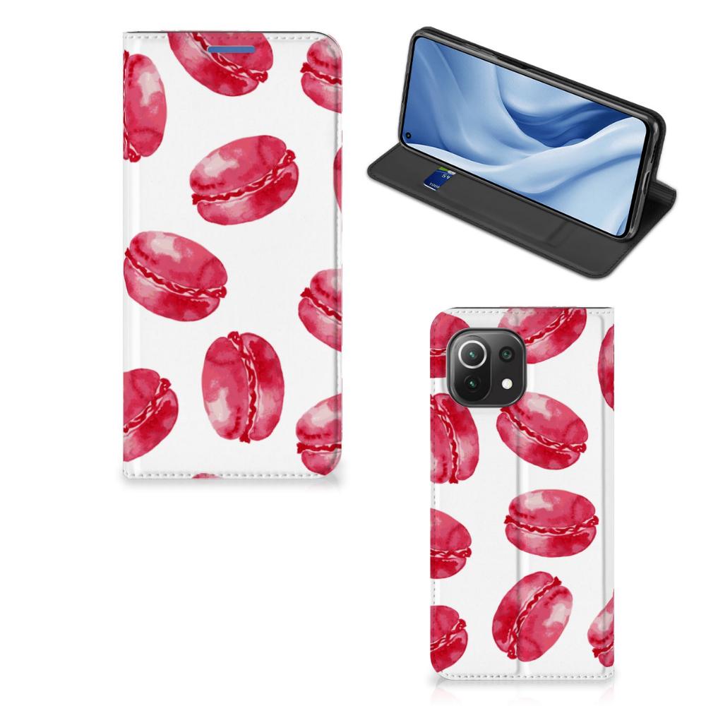 Xiaomi 11 Lite NE 5G | Mi 11 Lite Flip Style Cover Pink Macarons