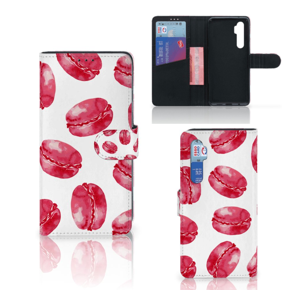 Xiaomi Mi Note 10 Lite Book Cover Pink Macarons