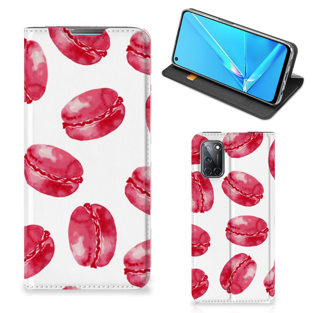 OPPO A52 | A72 Flip Style Cover Pink Macarons