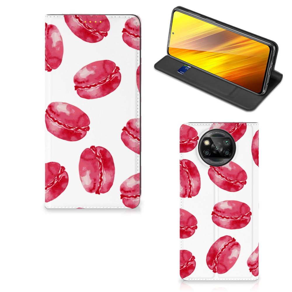 Xiaomi Poco X3 Pro | Poco X3 Flip Style Cover Pink Macarons