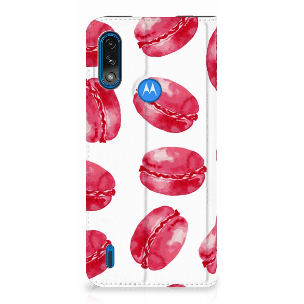Motorola Moto E7 Power | E7i Power Flip Style Cover Pink Macarons