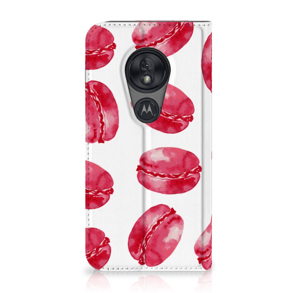 Motorola Moto G7 Play Flip Style Cover Pink Macarons