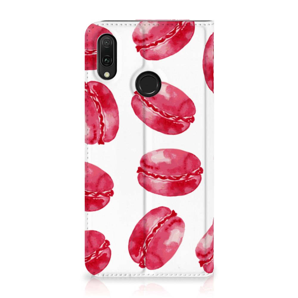 Huawei Y7 hoesje Y7 Pro (2019) Flip Style Cover Pink Macarons