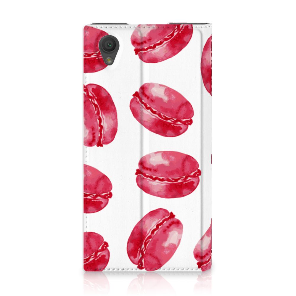 Sony Xperia L1 Flip Style Cover Pink Macarons