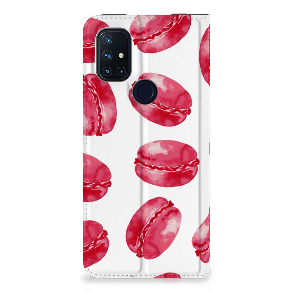 OnePlus Nord N10 5G Flip Style Cover Pink Macarons