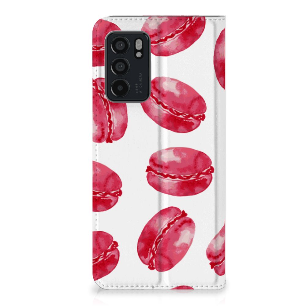 OPPO Reno6 5G Flip Style Cover Pink Macarons