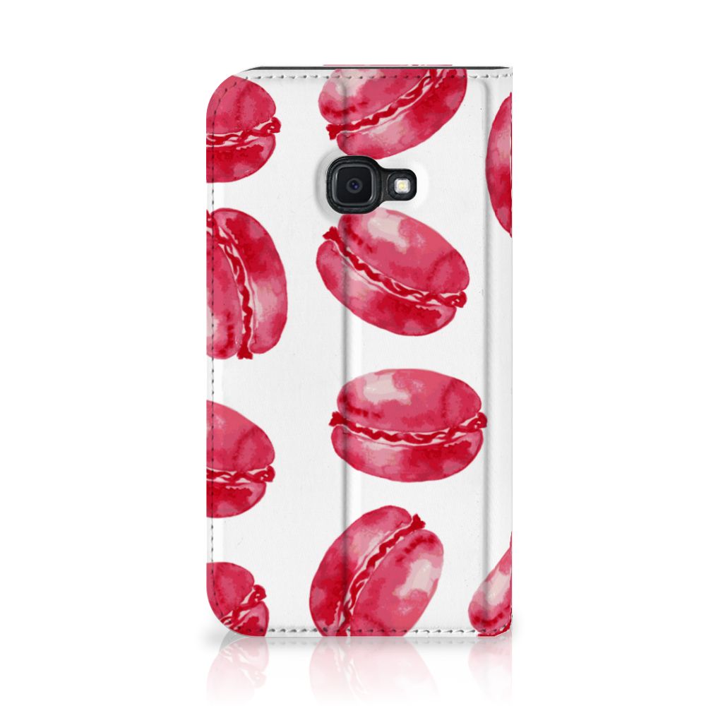 Samsung Galaxy Xcover 4s Flip Style Cover Pink Macarons