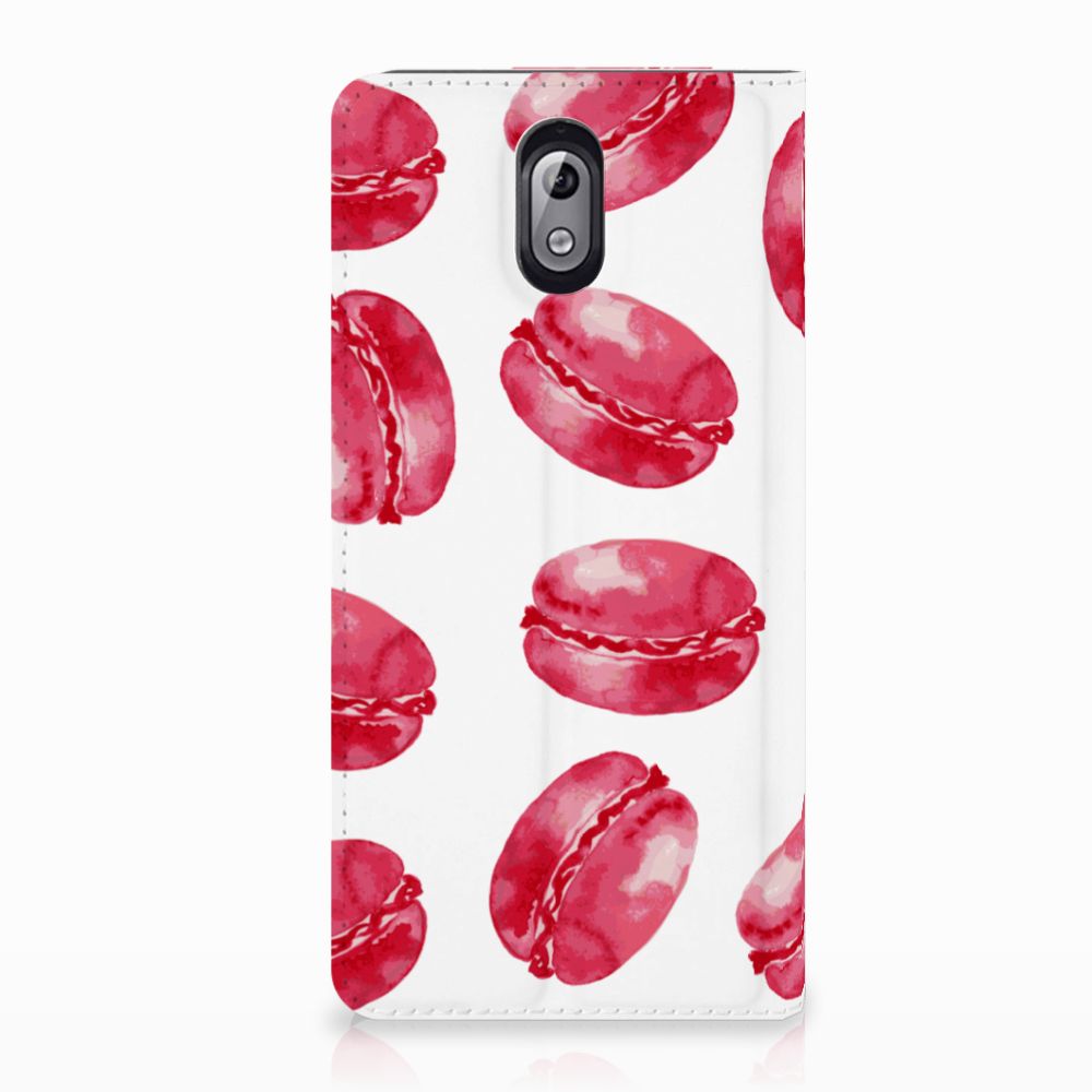 Nokia 3.1 (2018) Flip Style Cover Pink Macarons
